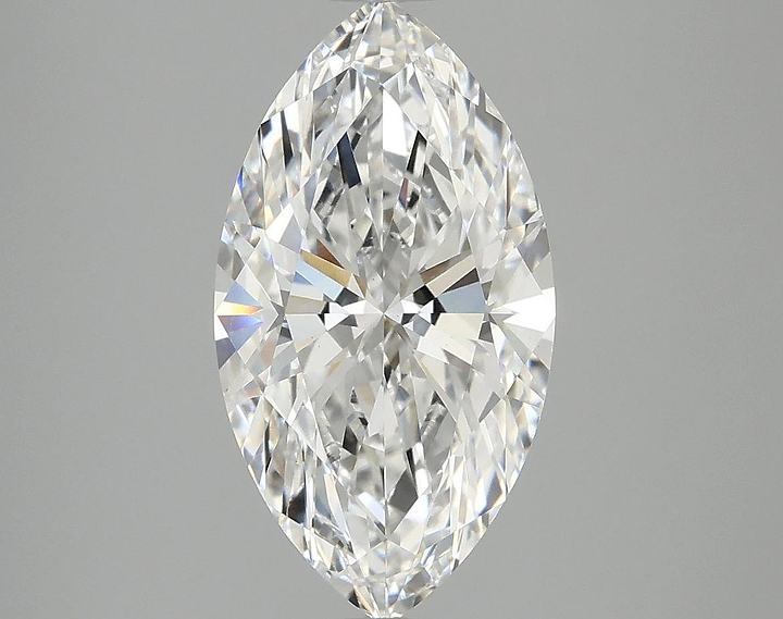 2.98 Carat Marquise Shaped Excellent Cut VVS2 IGI Certified Lab Grown Diamond