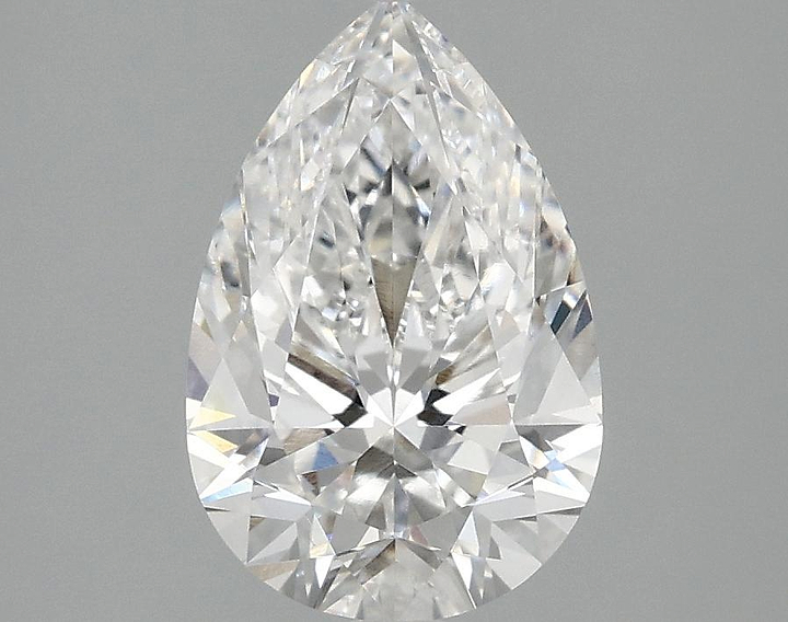 2.05 Carat Pear Shaped Excellent Cut VVS2 IGI Certified Lab Grown Diamond