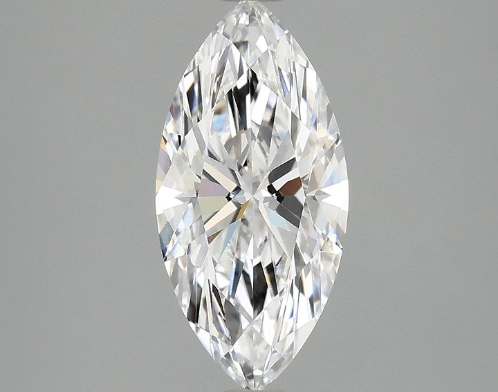 1.87 Carat Marquise Shaped Excellent Cut VVS2 IGI Certified Lab Grown Diamond