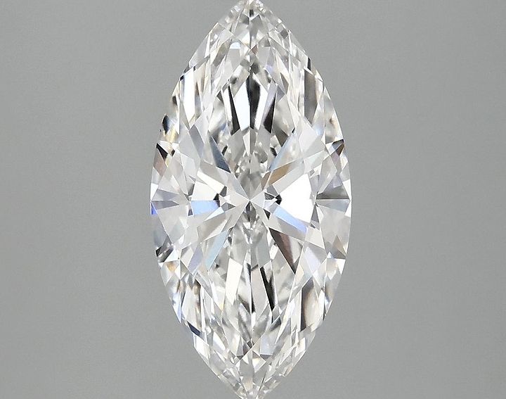 2.05 Carat Marquise Shaped Ideal Cut VVS2 IGI Certified Lab Grown Diamond