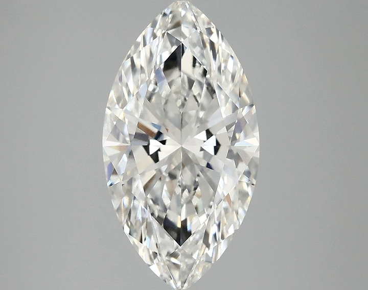 3.08 Carat Marquise Shaped Excellent Cut VVS2 IGI Certified Lab Grown Diamond
