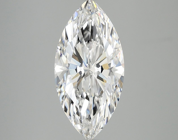 3.05 Carat Marquise Shaped Excellent Cut VVS2 IGI Certified Lab Grown Diamond