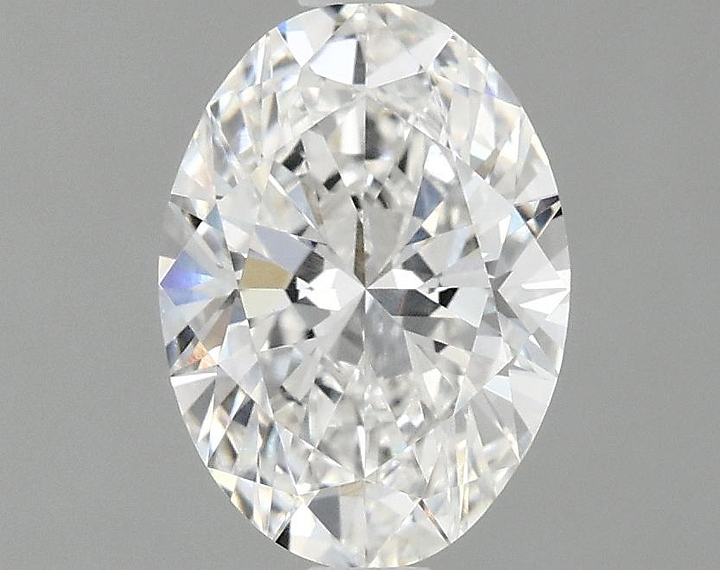 0.97 Carat Oval Shaped Ideal Cut VVS2 IGI Certified Lab Grown Diamond
