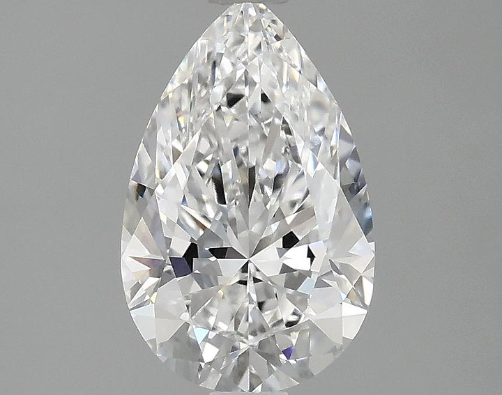 1.59 Carat Pear Shaped Ideal Cut VVS2 IGI Certified Lab Grown Diamond