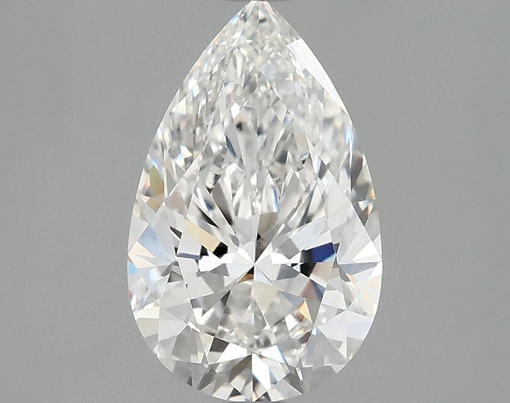 2.07 Carat Pear Shaped Ideal Cut VS1 IGI Certified Lab Grown Diamond
