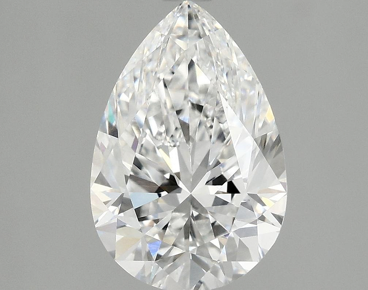 2.04 Carat Pear Shaped Excellent Cut VVS2 IGI Certified Lab Grown Diamond