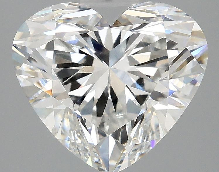 3.1 Carat Heart Shaped Ideal Cut VVS2 IGI Certified Lab Grown Diamond