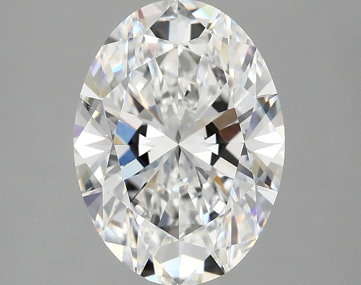 3.07 Carat Oval Shaped Excellent Cut VVS2 IGI Certified Lab Grown Diamond