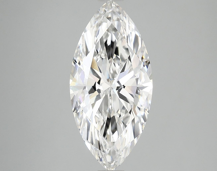 3.04 Carat Marquise Shaped Excellent Cut VVS2 IGI Certified Lab Grown Diamond