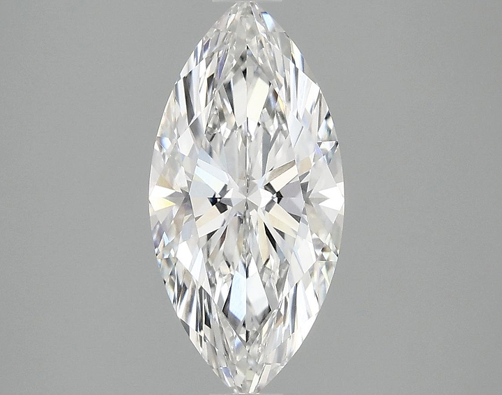2.01 Carat Marquise Shaped Excellent Cut VVS2 IGI Certified Lab Grown Diamond