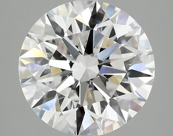 3.08 Carat Round Shaped Ideal Cut VVS2 IGI Certified Lab Grown Diamond