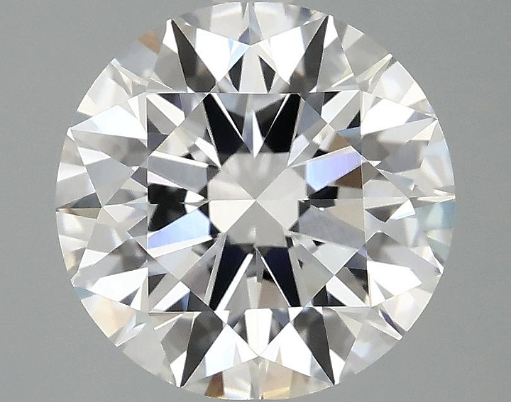 3.08 Carat Round Shaped Ideal Cut VVS2 IGI Certified Lab Grown Diamond