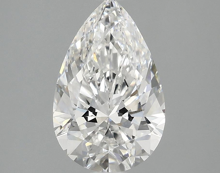 1.91 Carat Pear Shaped Ideal Cut VVS2 IGI Certified Lab Grown Diamond