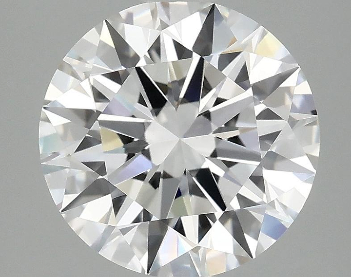 3.07 Carat Round Shaped Ideal Cut VVS2 IGI Certified Lab Grown Diamond