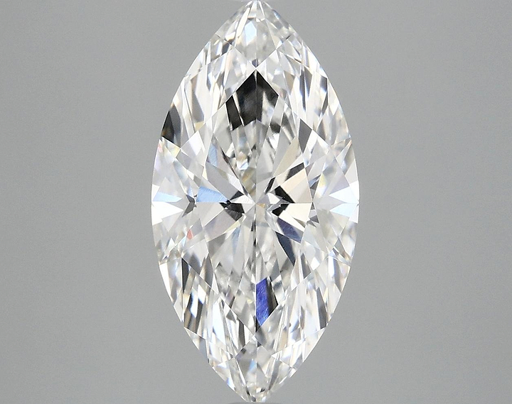 2.98 Carat Marquise Shaped Ideal Cut VVS2 IGI Certified Lab Grown Diamond