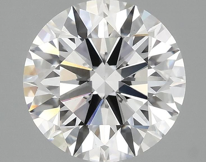 2.54 Carat Round Shaped Ideal Cut VS2 IGI Certified Lab Grown Diamond
