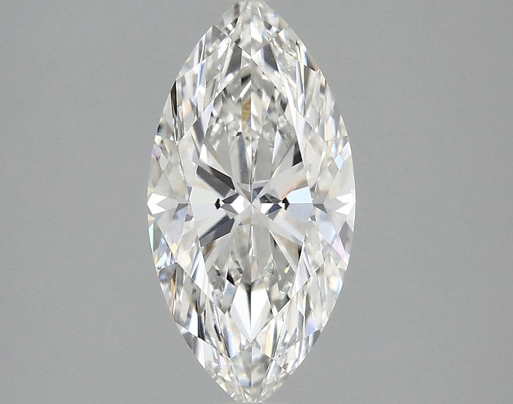 2.01 Carat Marquise Shaped Ideal Cut VVS2 IGI Certified Lab Grown Diamond