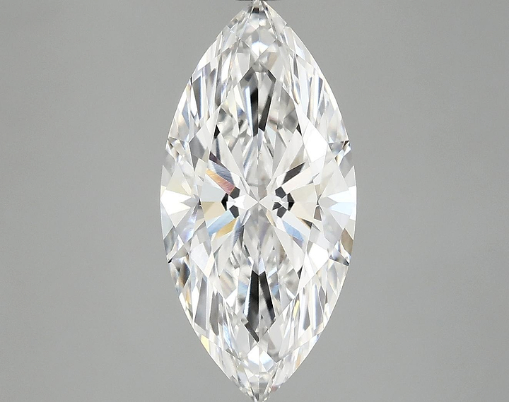 3.06 Carat Marquise Shaped Excellent Cut VVS2 IGI Certified Lab Grown Diamond