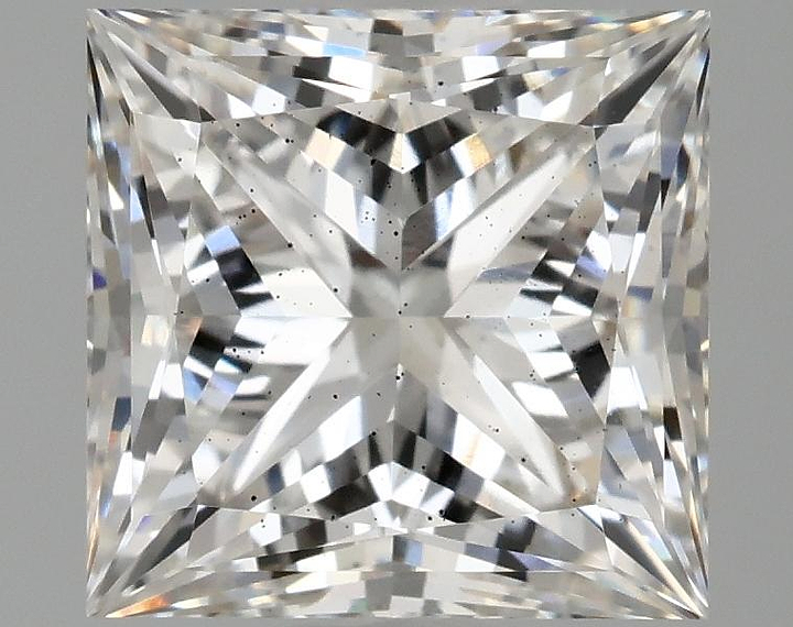 2.18 Carat Princess Shaped Ideal Cut SI1 IGI Certified Lab Grown Diamond