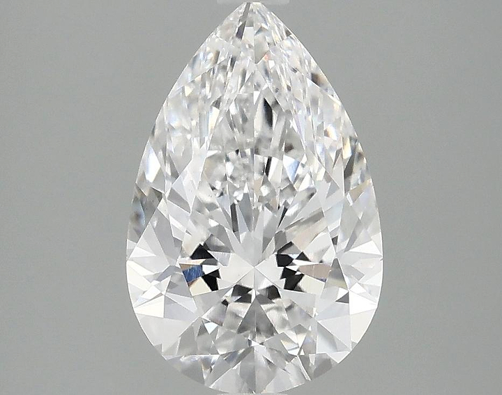 2.06 Carat Pear Shaped Ideal Cut VS1 IGI Certified Lab Grown Diamond
