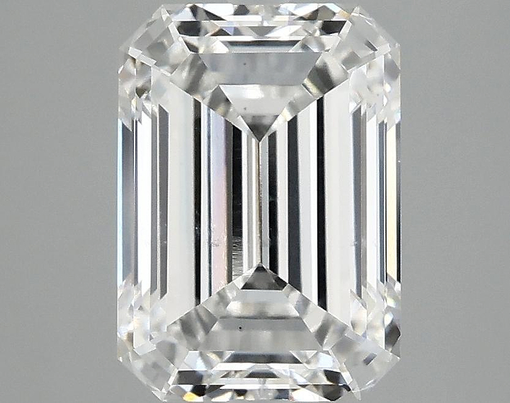 3.03 Carat Emerald Shaped Ideal Cut VS2 IGI Certified Lab Grown Diamond