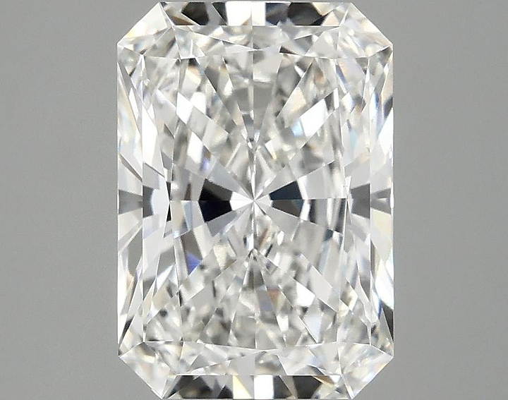 3.08 Carat Radiant Shaped Ideal Cut VVS2 IGI Certified Lab Grown Diamond