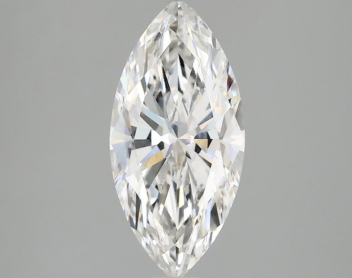 2.03 Carat Marquise Shaped Excellent Cut VVS2 IGI Certified Lab Grown Diamond