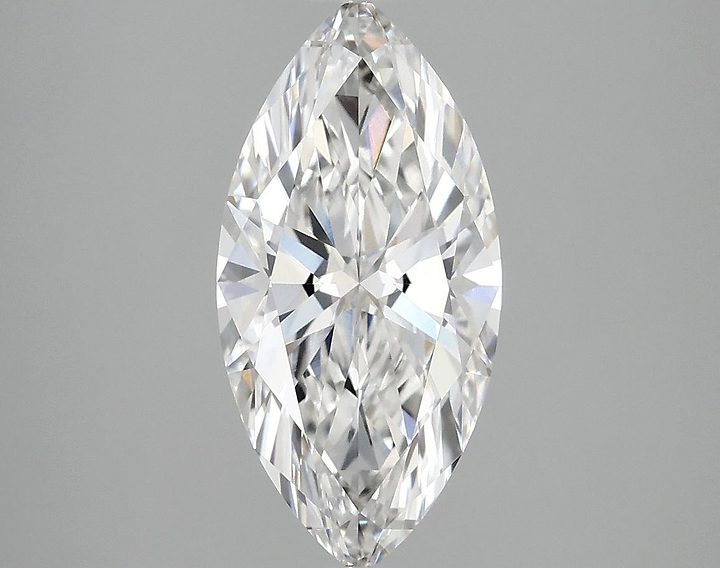 2.0 Carat Marquise Shaped Excellent Cut VVS2 IGI Certified Lab Grown Diamond