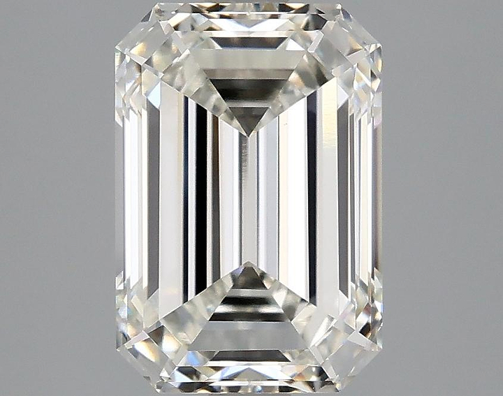 2.98 Carat Emerald Shaped Ideal Cut VVS2 IGI Certified Lab Grown Diamond