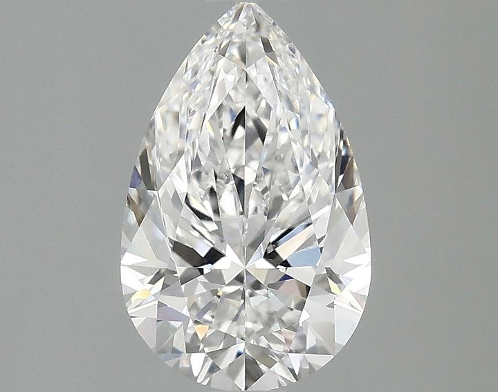 1.58 Carat Pear Shaped Ideal Cut VVS2 IGI Certified Lab Grown Diamond