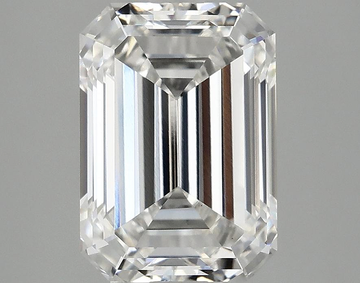 3.46 Carat Emerald Shaped Ideal Cut VS1 IGI Certified Lab Grown Diamond