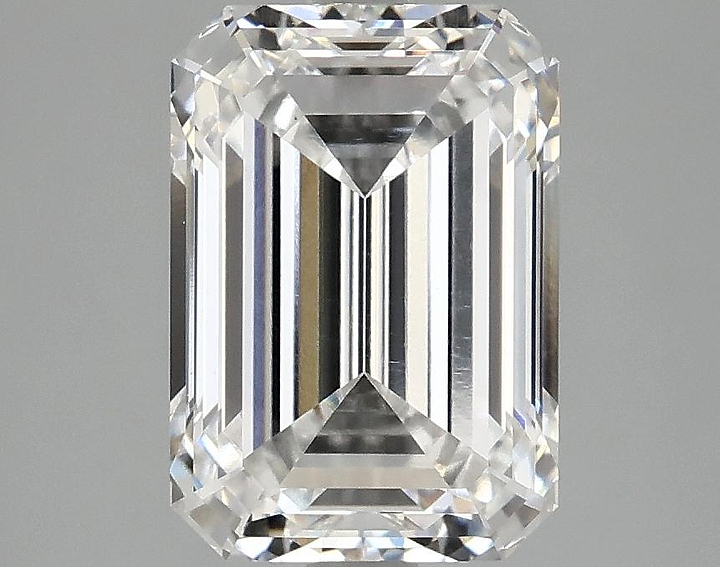 3.08 Carat Emerald Shaped Ideal Cut VS1 IGI Certified Lab Grown Diamond