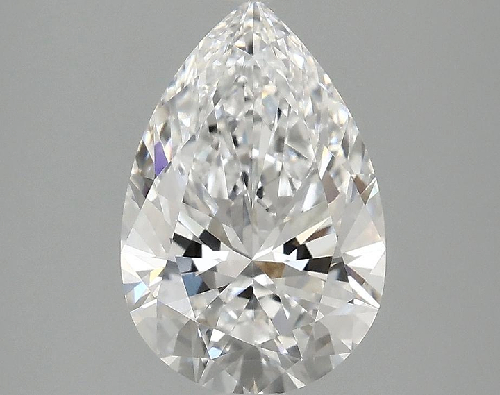 1.98 Carat Pear Shaped Excellent Cut VVS2 IGI Certified Lab Grown Diamond