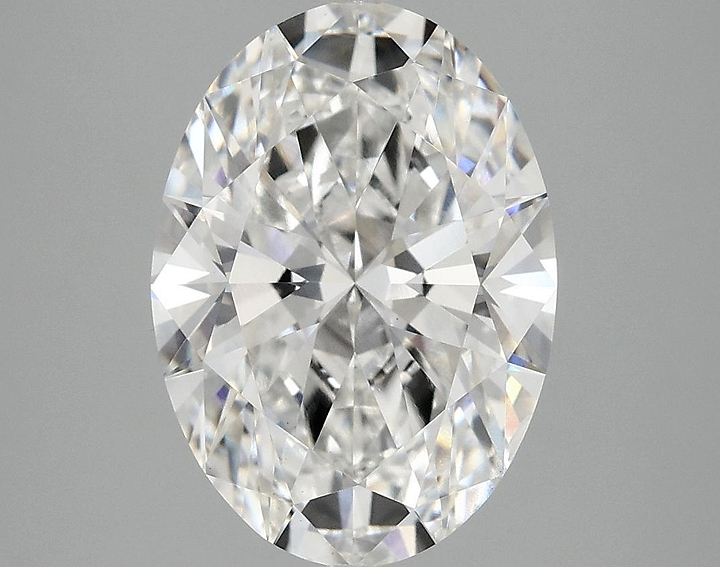 3.83 Carat Oval Shaped Ideal Cut SI1 IGI Certified Lab Grown Diamond