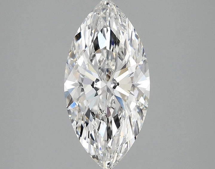 2.07 Carat Marquise Shaped Ideal Cut VVS2 IGI Certified Lab Grown Diamond