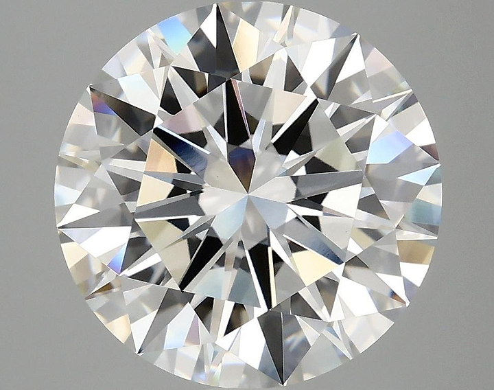 4.98 Carat Round Shaped Ideal Cut VVS2 IGI Certified Lab Grown Diamond