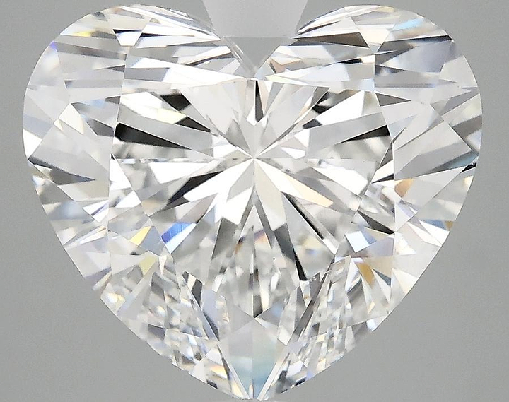 5.07 Carat Heart Shaped Ideal Cut VS1 IGI Certified Lab Grown Diamond
