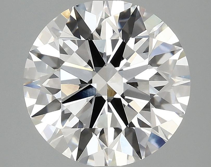 3.09 Carat Round Shaped Ideal Cut VVS2 IGI Certified Lab Grown Diamond
