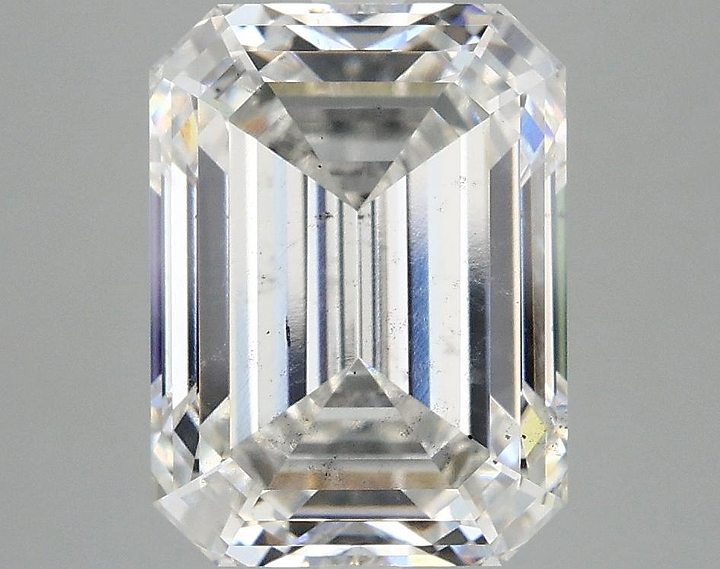 5.09 Carat Emerald Shaped Excellent Cut SI1 IGI Certified Lab Grown Diamond