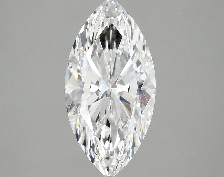 2.08 Carat Marquise Shaped Ideal Cut VVS2 IGI Certified Lab Grown Diamond
