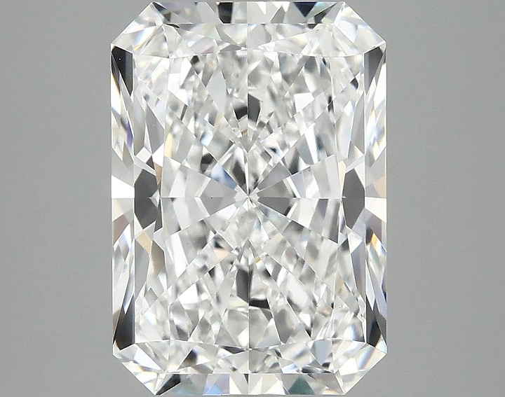 4.09 Carat Radiant Shaped Ideal Cut VVS2 IGI Certified Lab Grown Diamond