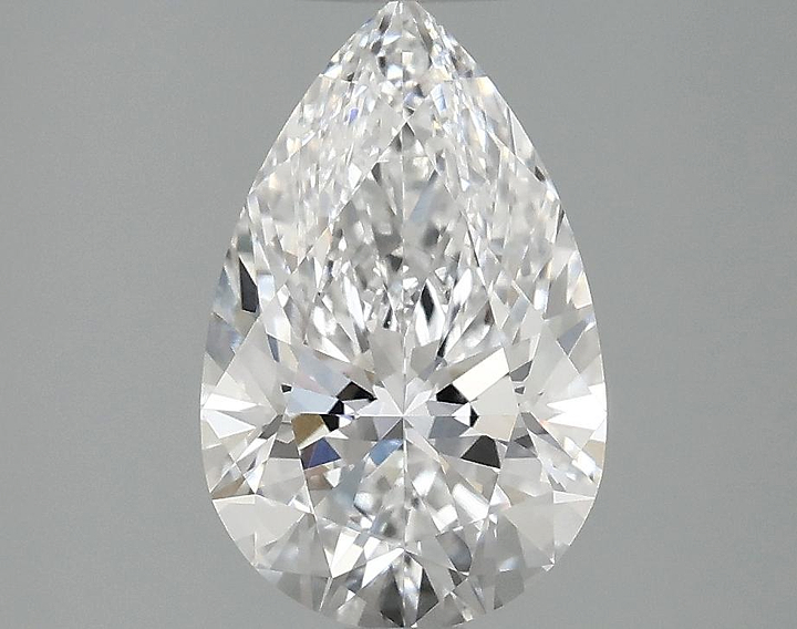 2.06 Carat Pear Shaped Ideal Cut VVS2 IGI Certified Lab Grown Diamond