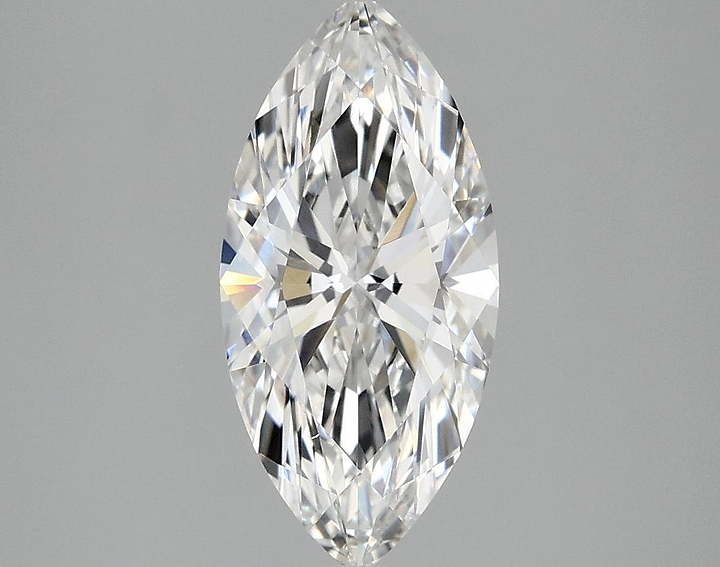 1.96 Carat Marquise Shaped Excellent Cut VS1 IGI Certified Lab Grown Diamond