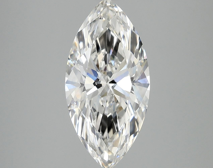 3.03 Carat Marquise Shaped Ideal Cut VVS2 IGI Certified Lab Grown Diamond