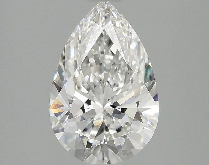 1.9 Carat Pear Shaped Excellent Cut VVS2 IGI Certified Lab Grown Diamond