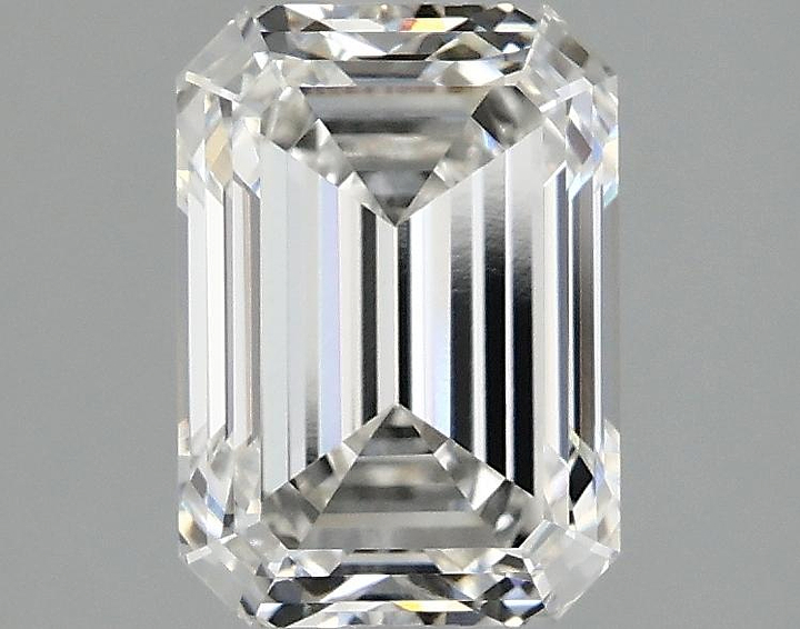 2.1 Carat Emerald Shaped Excellent Cut VVS2 IGI Certified Lab Grown Diamond