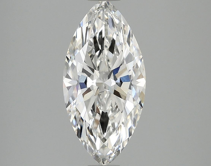 2.02 Carat Marquise Shaped Ideal Cut VVS1 IGI Certified Lab Grown Diamond