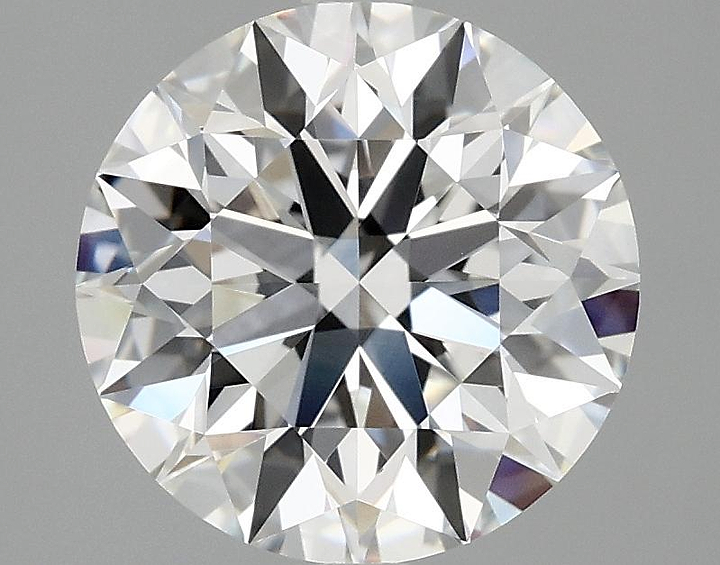 3.07 Carat Round Shaped Excellent Cut VVS2 IGI Certified Lab Grown Diamond