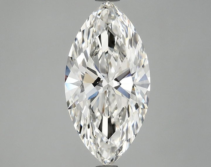 3.09 Carat Marquise Shaped Ideal Cut VVS2 IGI Certified Lab Grown Diamond