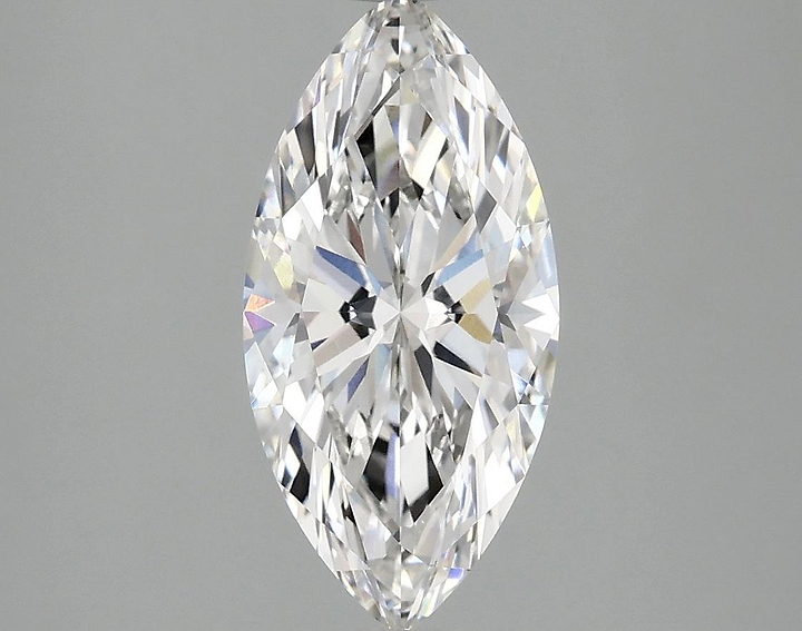2.07 Carat Marquise Shaped Excellent Cut VVS2 IGI Certified Lab Grown Diamond
